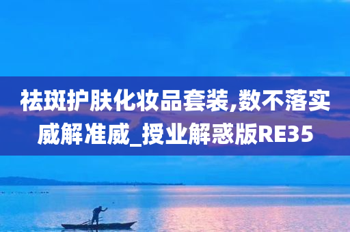 祛斑护肤化妆品套装,数不落实威解准威_授业解惑版RE35