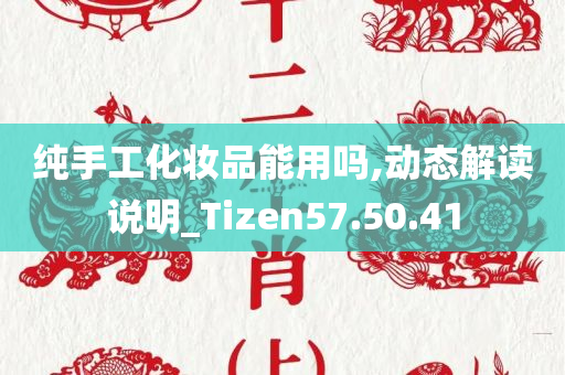 纯手工化妆品能用吗,动态解读说明_Tizen57.50.41