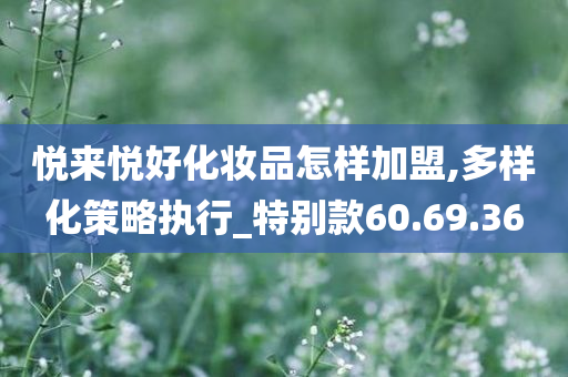 悦来悦好化妆品怎样加盟,多样化策略执行_特别款60.69.36