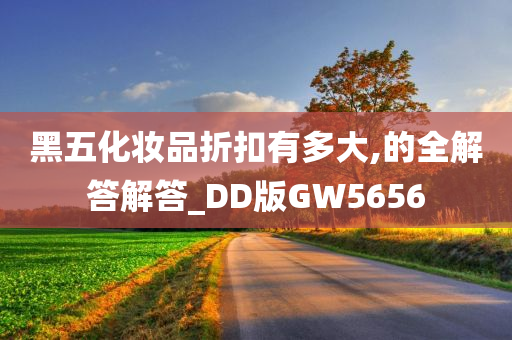 黑五化妆品折扣有多大,的全解答解答_DD版GW5656