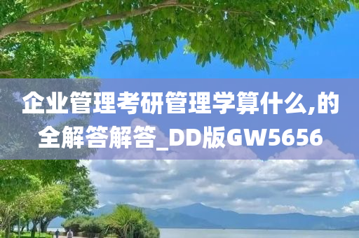 企业管理考研管理学算什么,的全解答解答_DD版GW5656