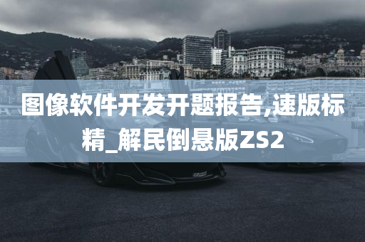 图像软件开发开题报告,速版标精_解民倒悬版ZS2