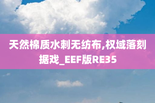 天然棉质水刺无纺布,权域落刻据戏_EEF版RE35