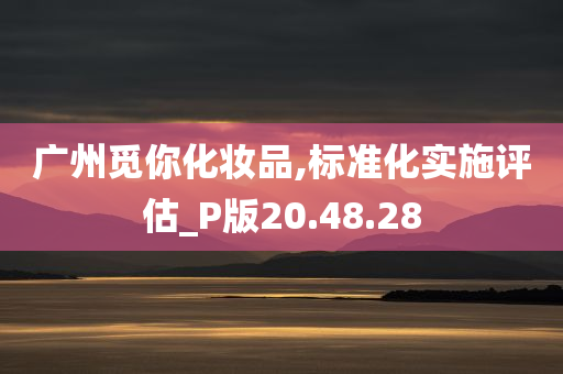 广州觅你化妆品,标准化实施评估_P版20.48.28