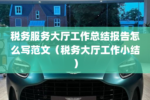 税务服务大厅工作总结报告怎么写范文（税务大厅工作小结）